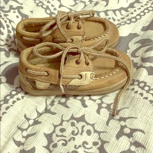 Speedy top sider infant shoes Sz 3